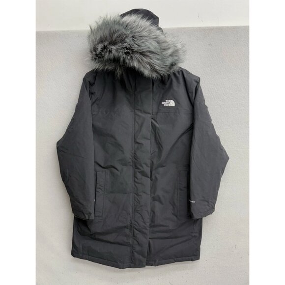 The North Face Women’s 2XL Arctic Parka Coat 600 Down Fill Black Jacket - Picture 1 of 16